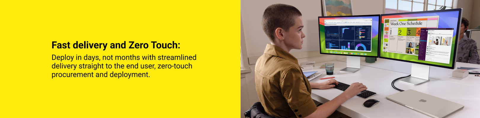 Fast delivery and Zero Touch